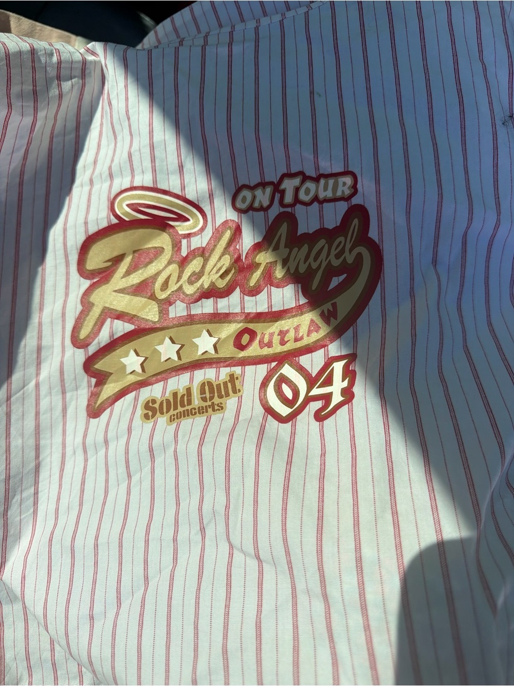 Y2K Outlaw M&C Rock Angel button-up 💋